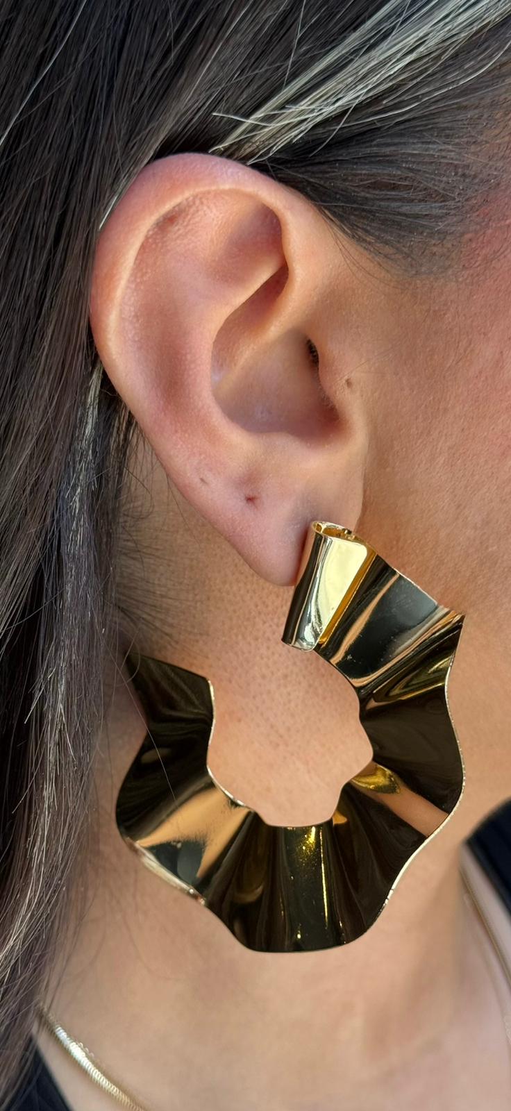 Tabir Gold Küpe