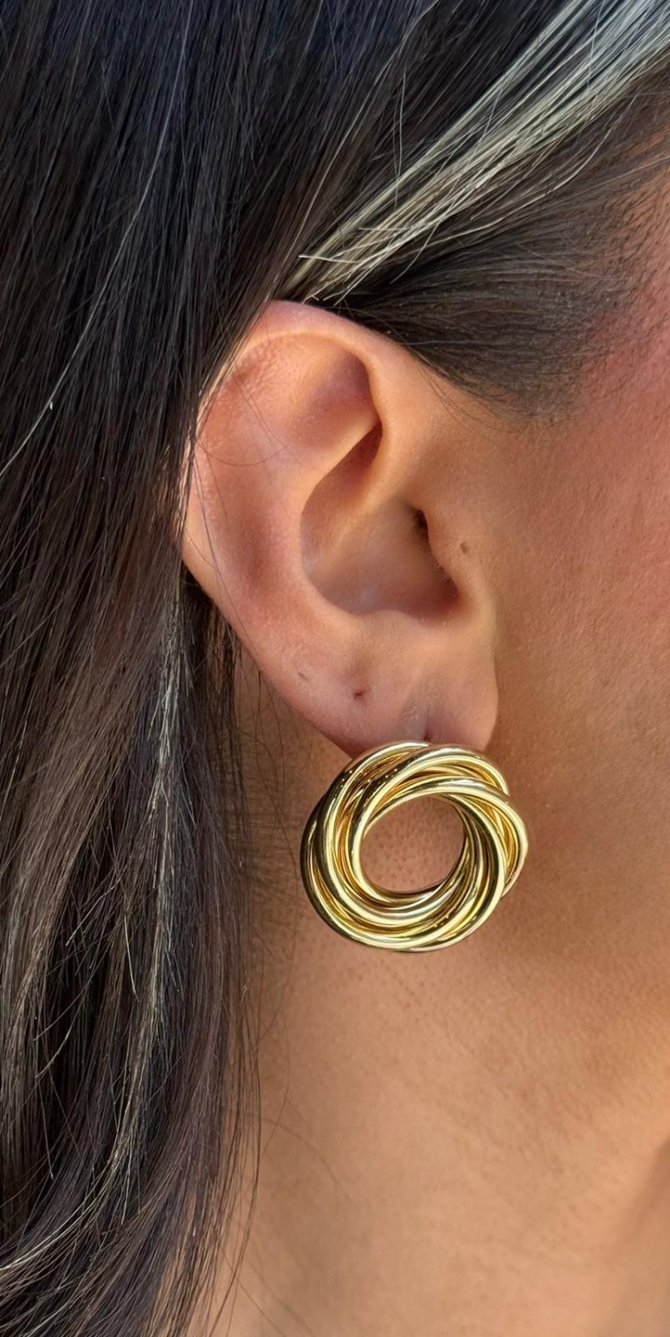 Tabir Gold Küpe