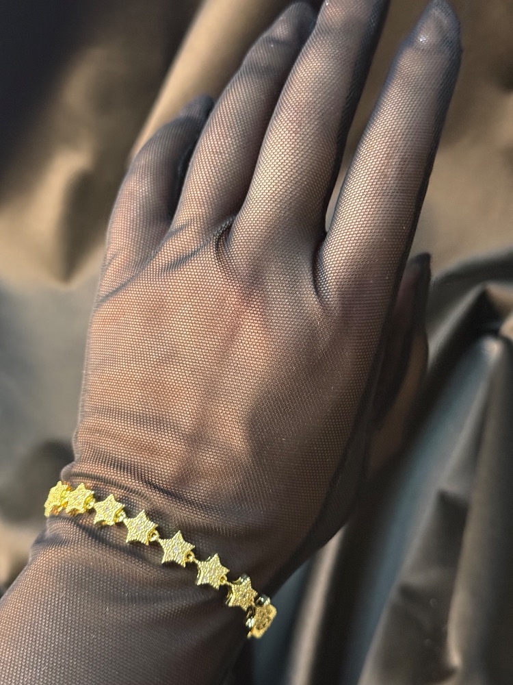 Tabir Yıldız Gold Bileklik