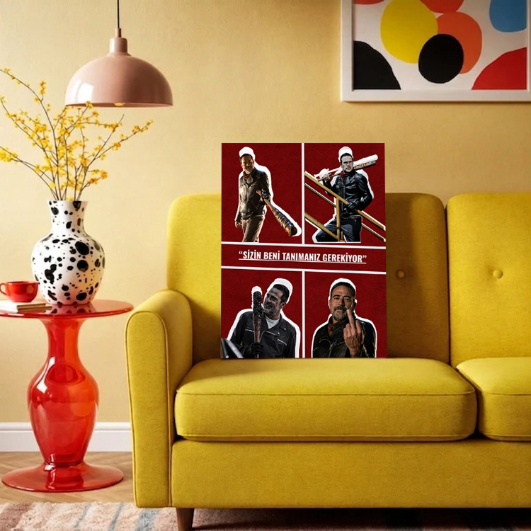 TWD - NEGAN SMİTH ALINTISI 4K PREMİUM KANVAS TABLO