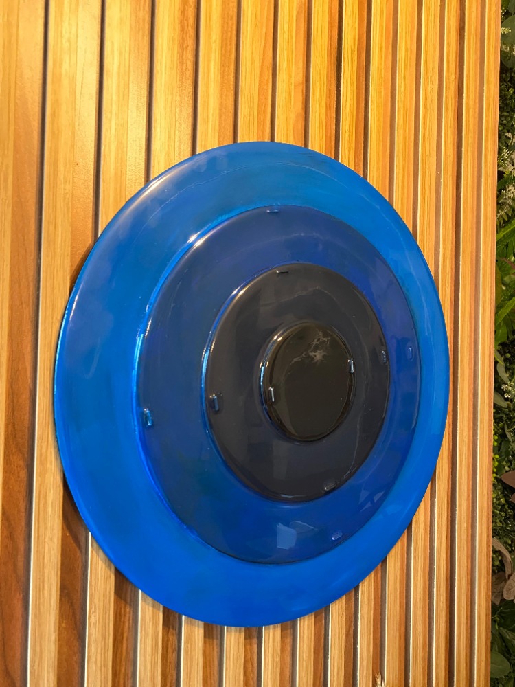 “Mavi Derinlik” – 40 cm El Yapımı Epoksi Duvar Tablosu