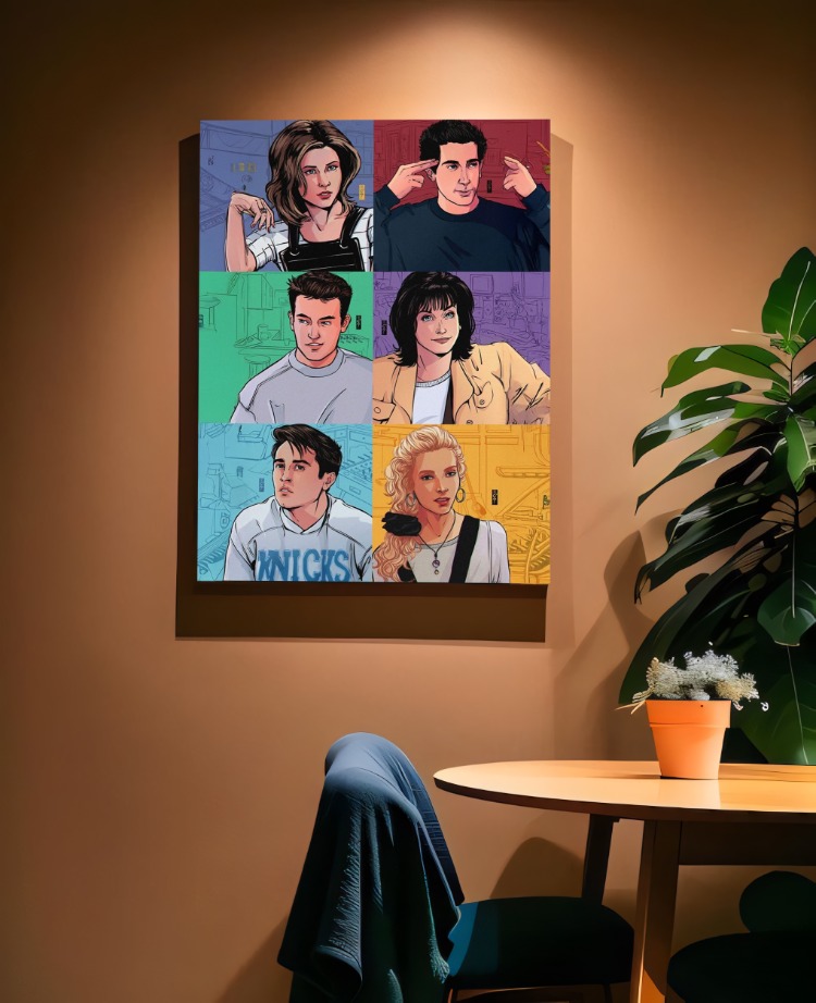 Friends Ruhunu Duvarına Taşı