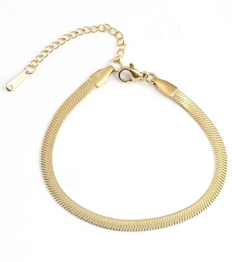 Gold Bileklik Çelik