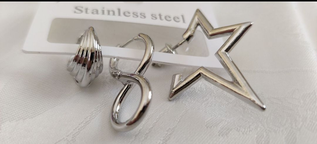 Çelik Silver küpe