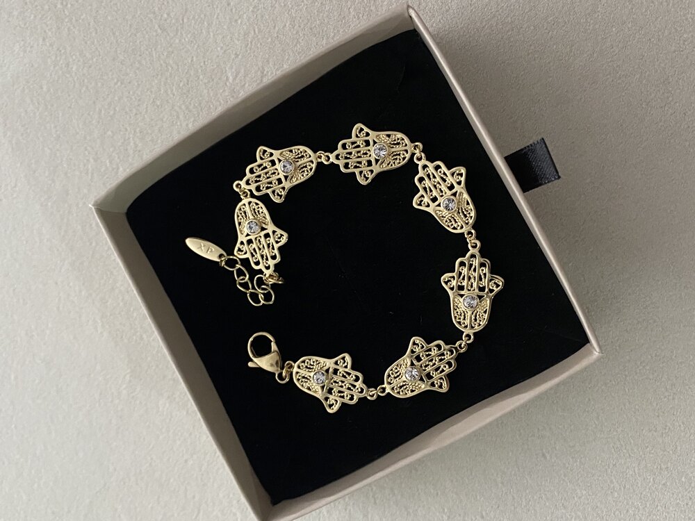 Fatma Ana Eli Bileklik | 14k Xuping