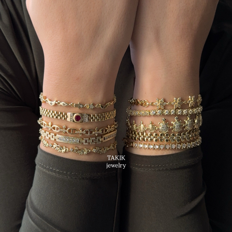 Burgundy hasır kordon bileklik | 14k vip