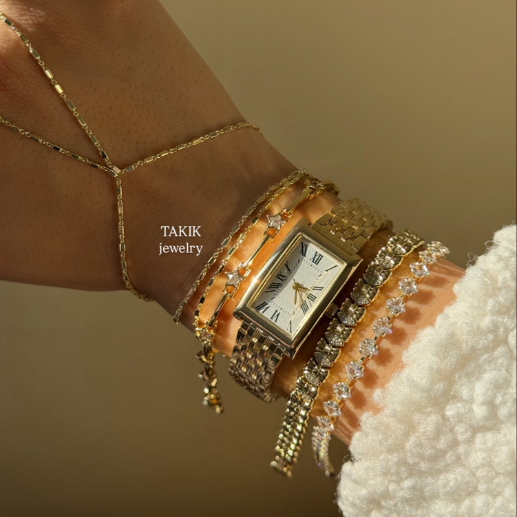 Mini stars bileklik | 14k 