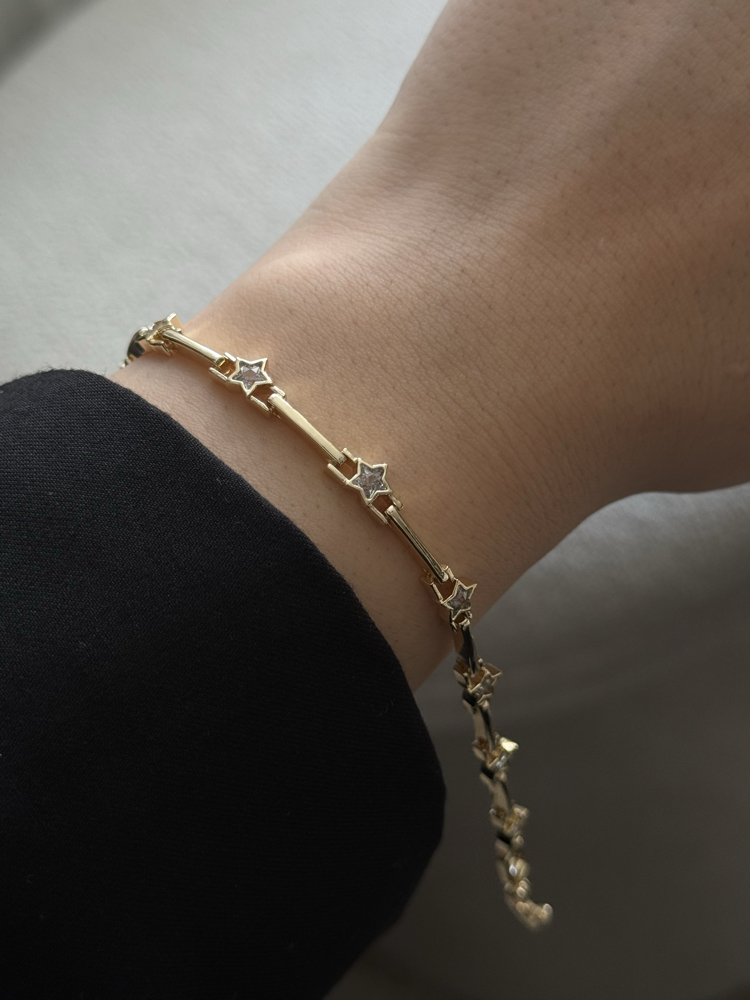 Mini stars bileklik | 14k 