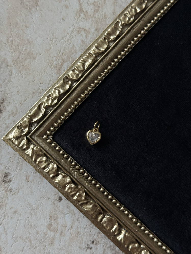 Minimal Kalp Kolye Ucu | 14k xuping