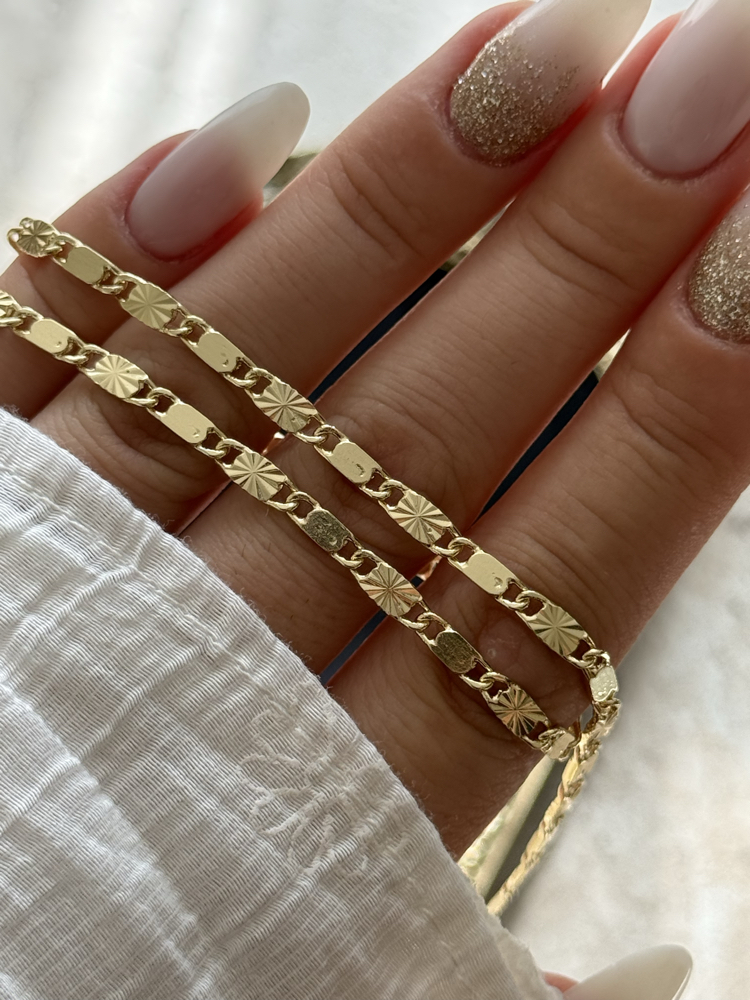 Yıldız İşlemeli Kolye | 14k vip
