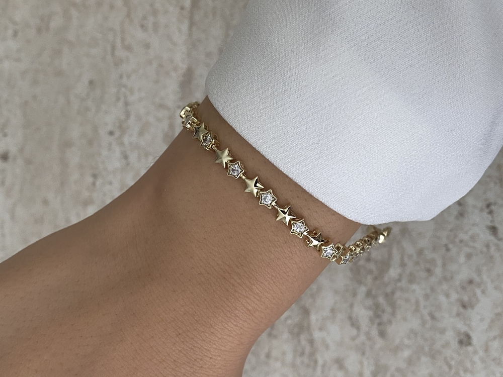 Mini stars bileklik | 14k