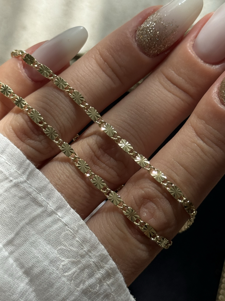 Yıldız İşlemeli Kolye | 14k vip
