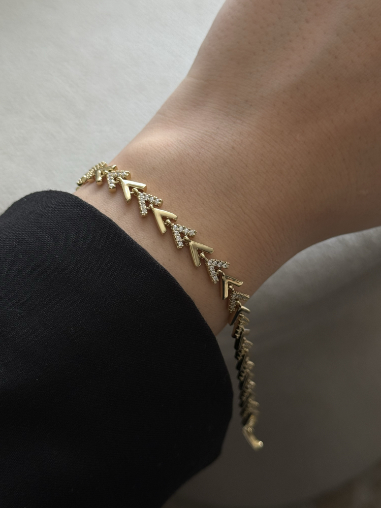Balık Desen Bileklik | 14k xuping