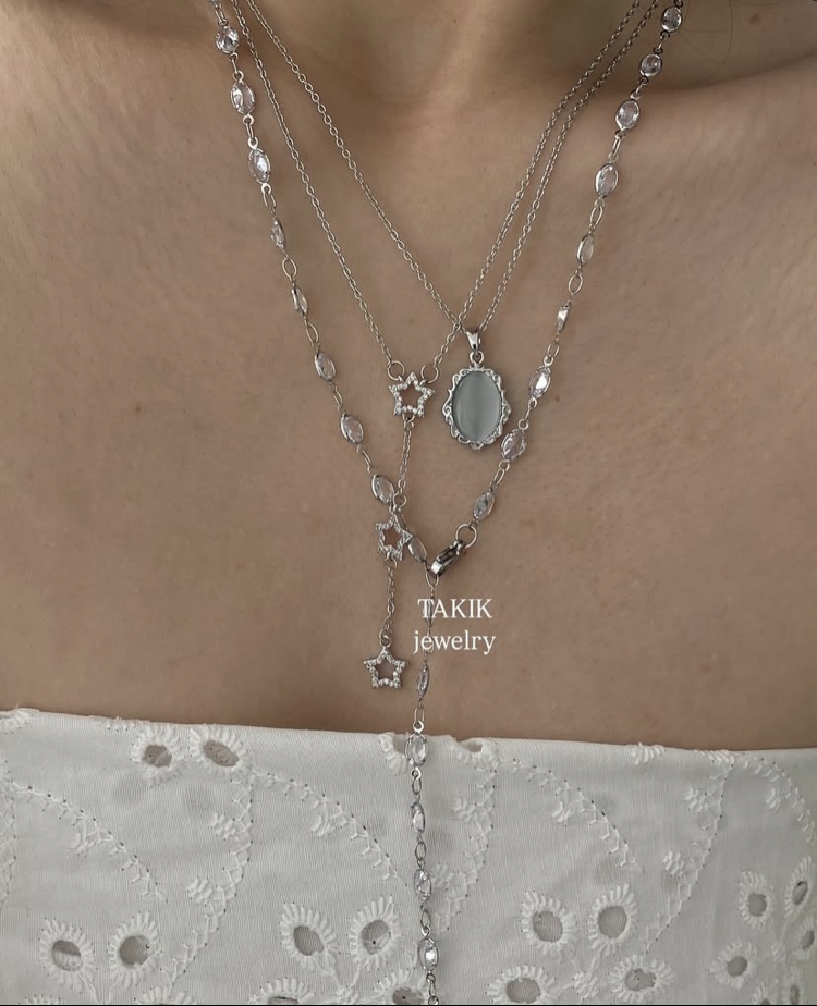 Opal Taş Marta Kolye | Çelik