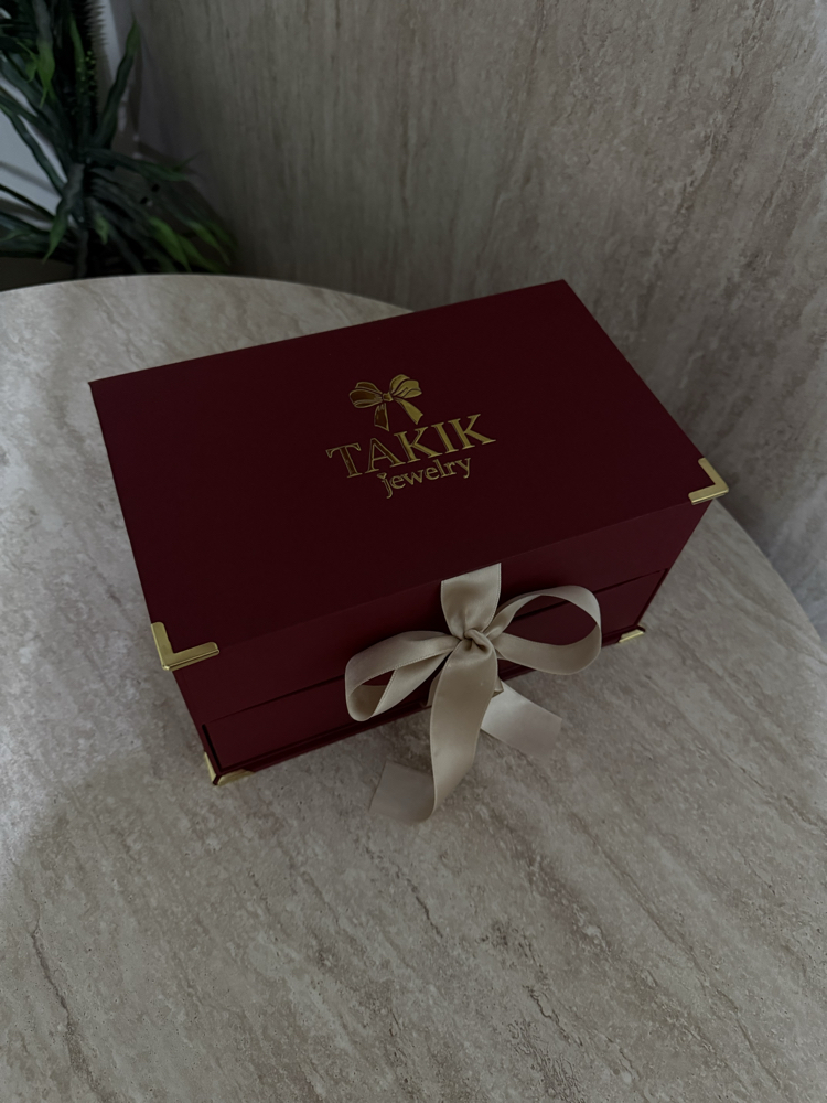 Premium Kadife Dokulu 12li Advent Calendar Kurdeleli