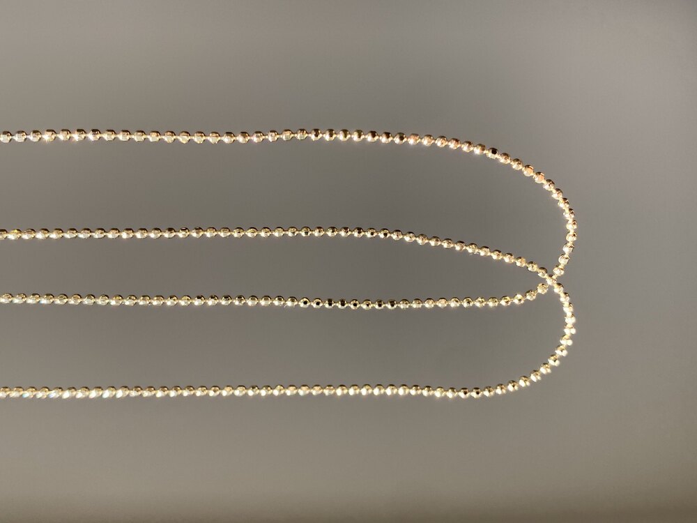 Mini boncuk detay kolye | 14K Xuping