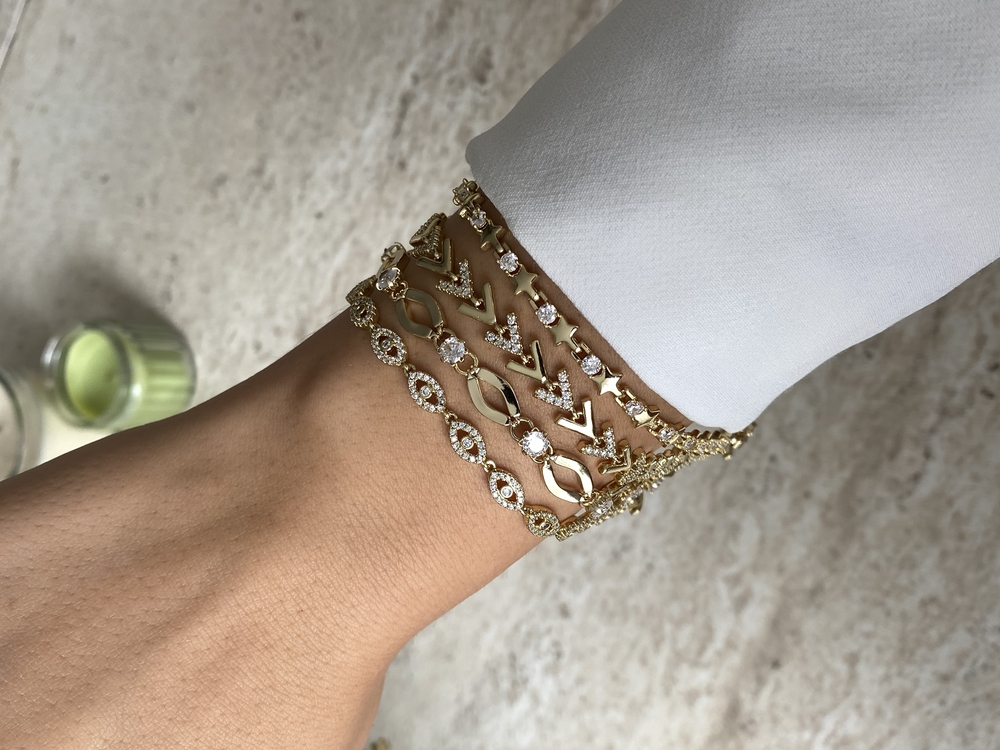 Balık Desen Bileklik | 14k xuping