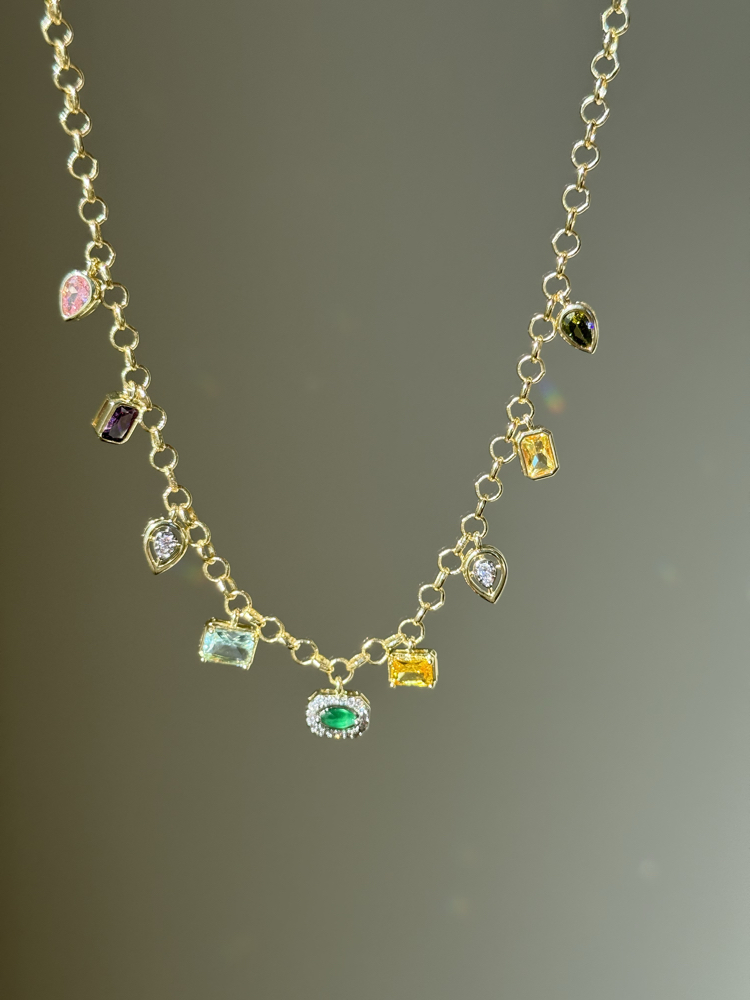 Multicolor Kolye | 14k vip