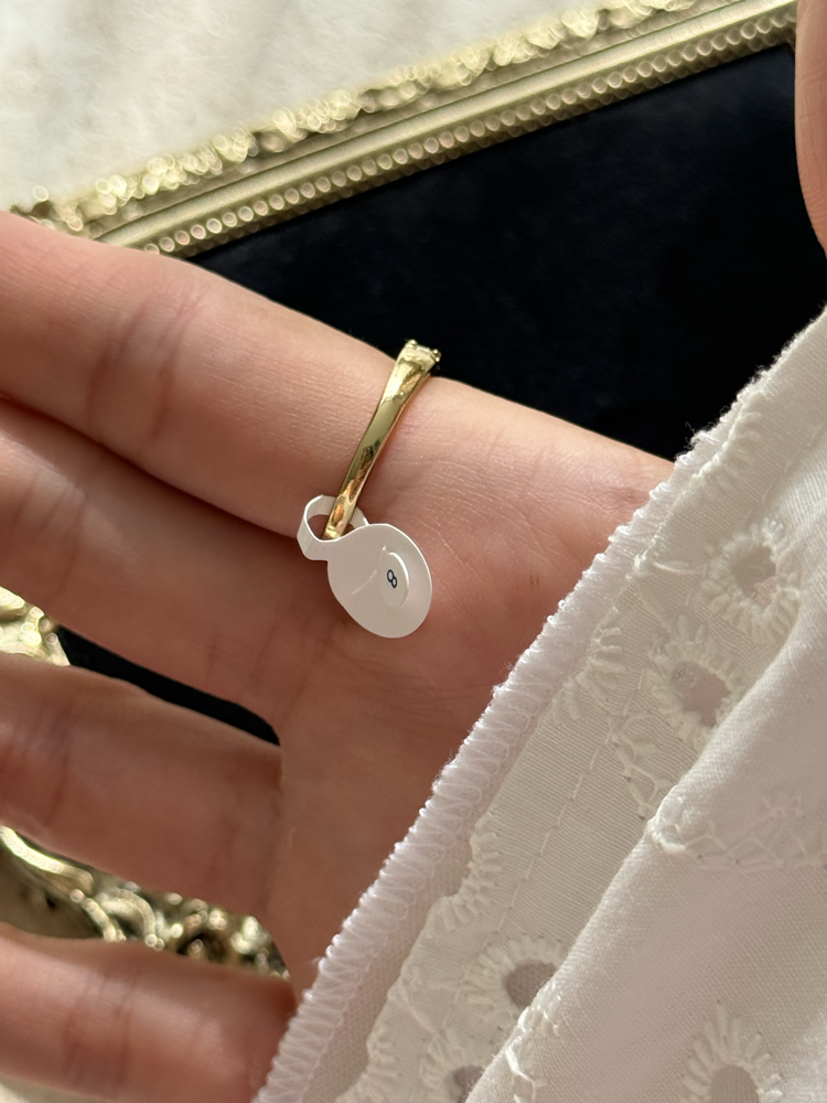 Baget Suyolu Yüzük 14k xupin