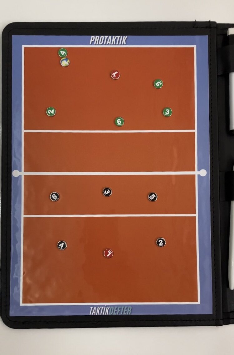 Protaktik Voleybol Mıknatıslı Tahta