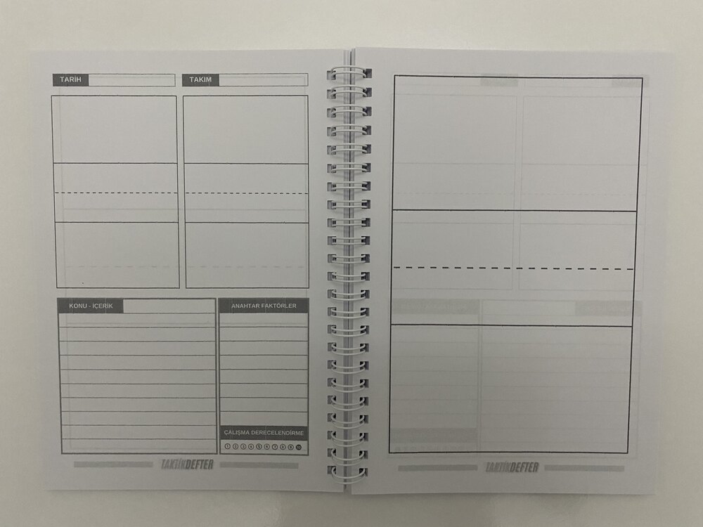 Özel Tasarım Taktikdefter