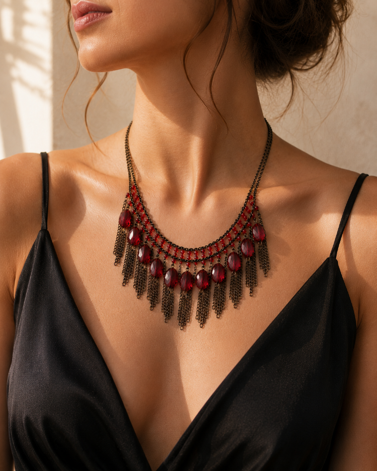 Midnight Scarlet Kolye