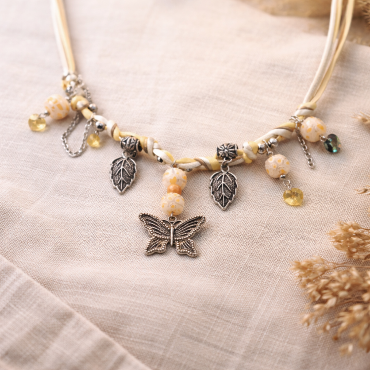 Butterfly Charm Kolye