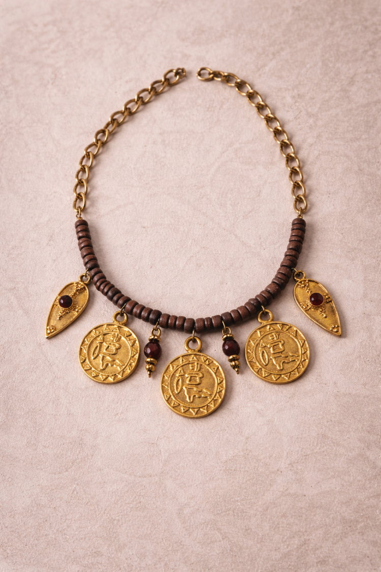 Nomad Gold – Vintage Statement Kolye