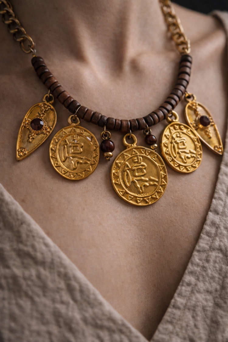 Nomad Gold – Vintage Statement Kolye