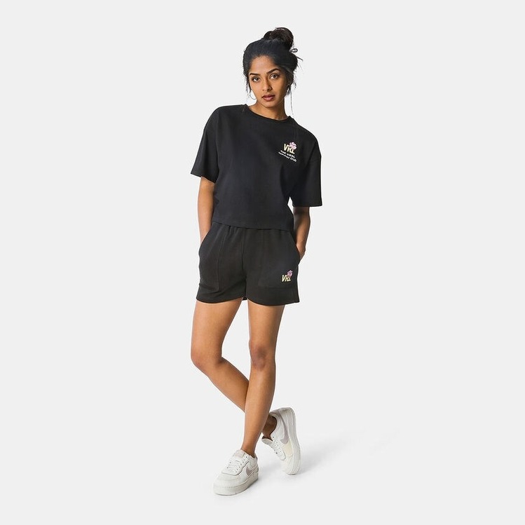 Vrl Kadın T-Shirt Beyaz Baskılı Model 