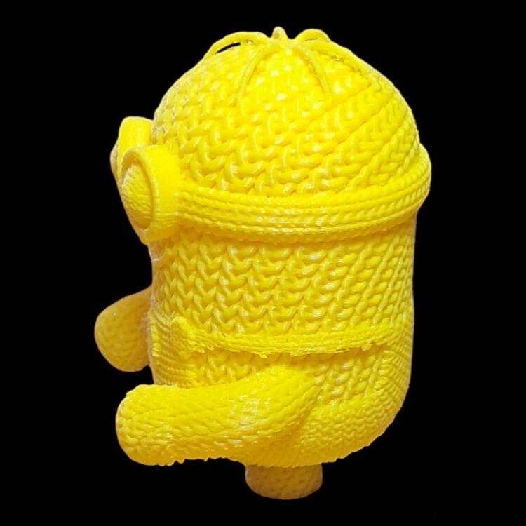 Knitted-Style Minion Figür