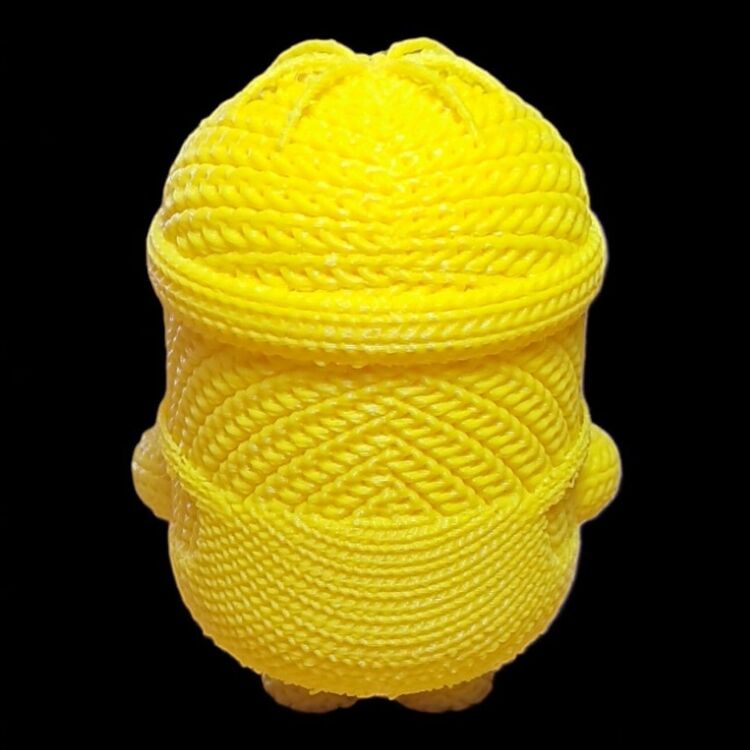 Knitted-Style Minion Figür