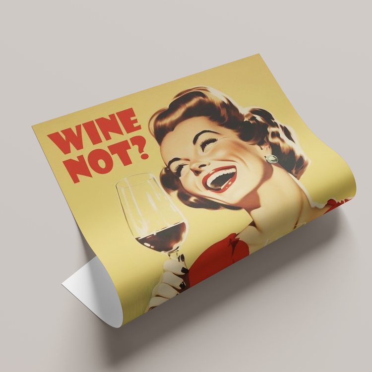 Why Not Retro Poster