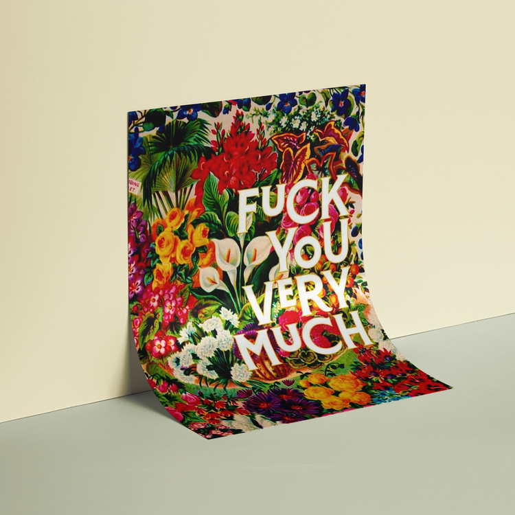 Fuck You So Much Poster