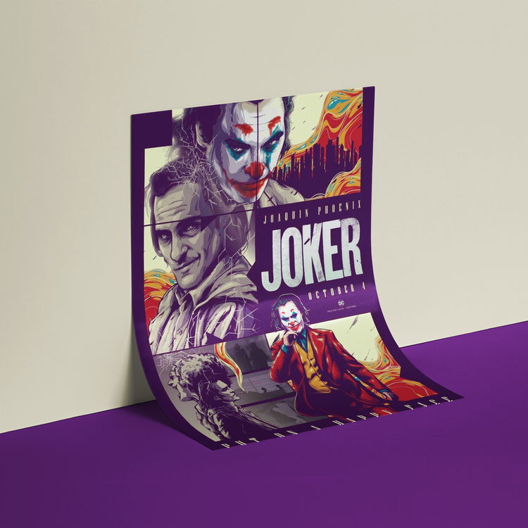 Mor Joker Film Posteri