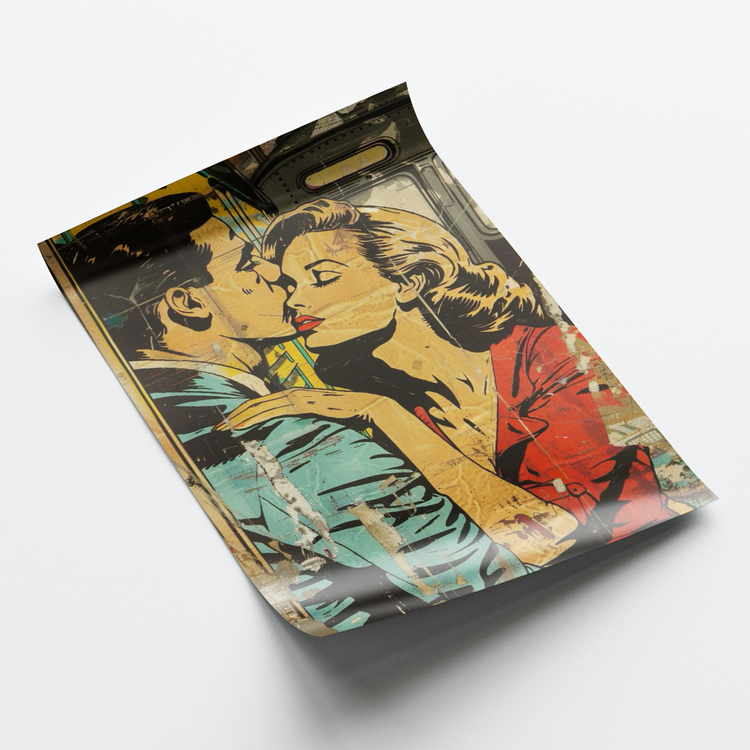 Pop Art Bir Çift Posteri