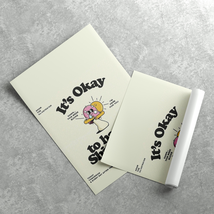 It's Okey Poster Çizimi