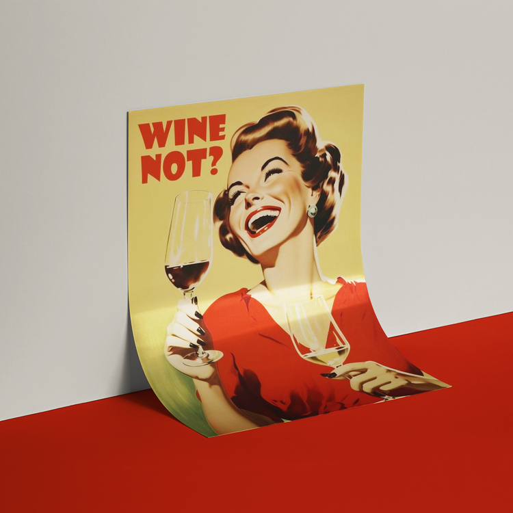 Why Not Retro Poster