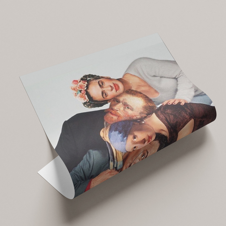 Friends ve Dönem Sanatçıları Çizim Poster