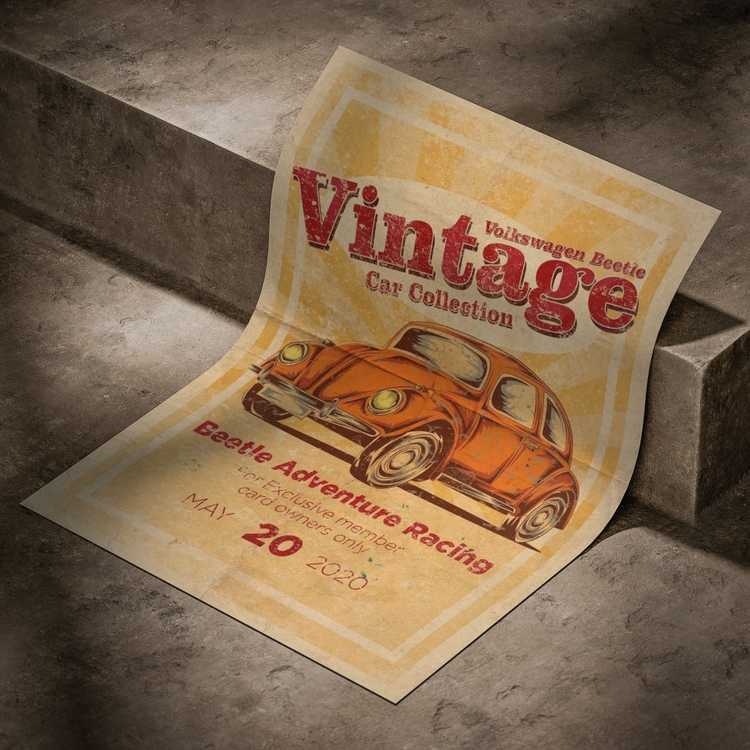 Vintage VosVos Poster