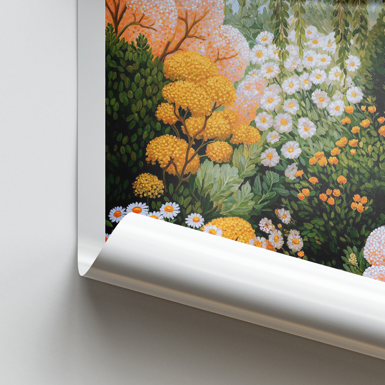 Yayoi Kusama Çiçekler Posteri