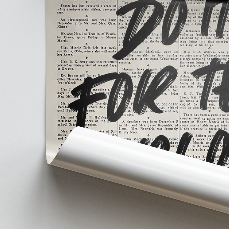 Do It For The Plot Posteri