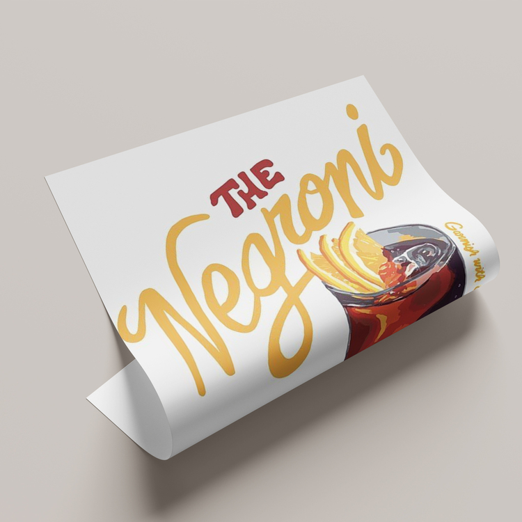 The Negroni Poster