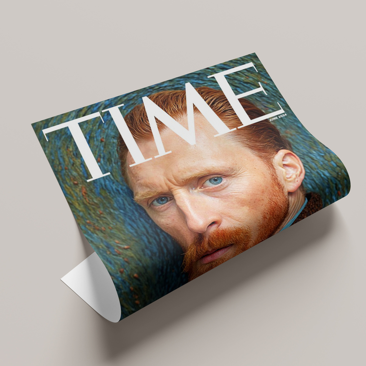 Time Dergisi Van Gogh Posteri