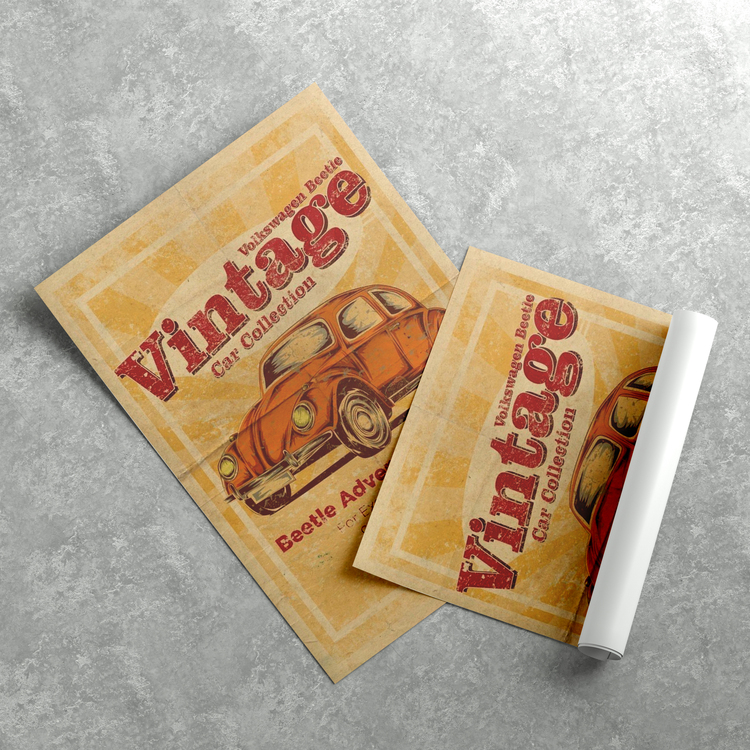 Vintage VosVos Poster