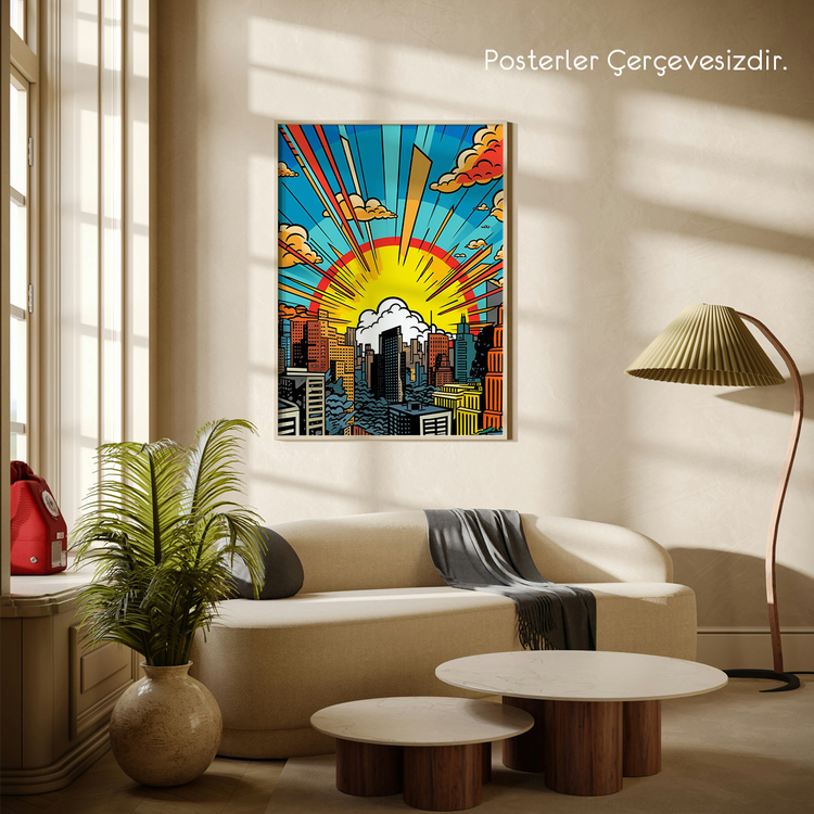 Pop Art Şehir Posteri