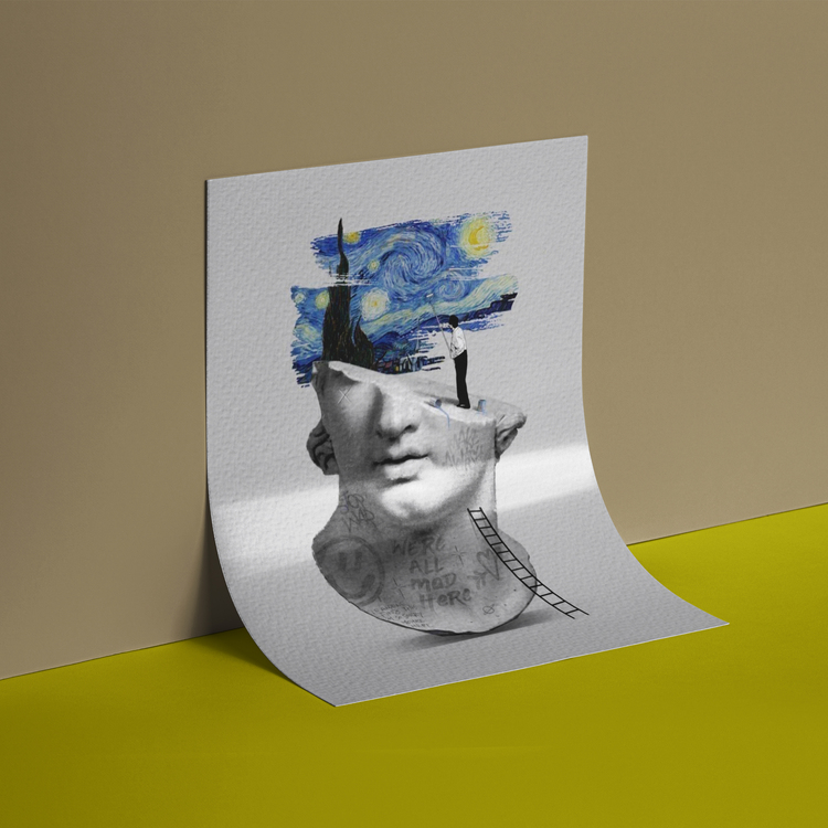 Van Gogh ve Heykel Poster