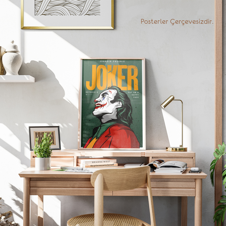 Çizim Retro Joker Filmi Posteri
