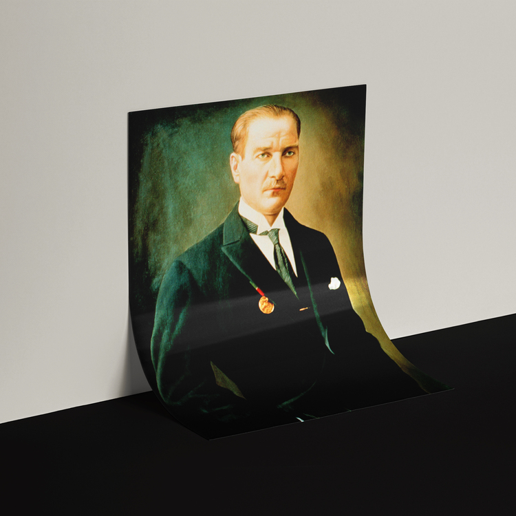 Renkli Atatürk Posteri