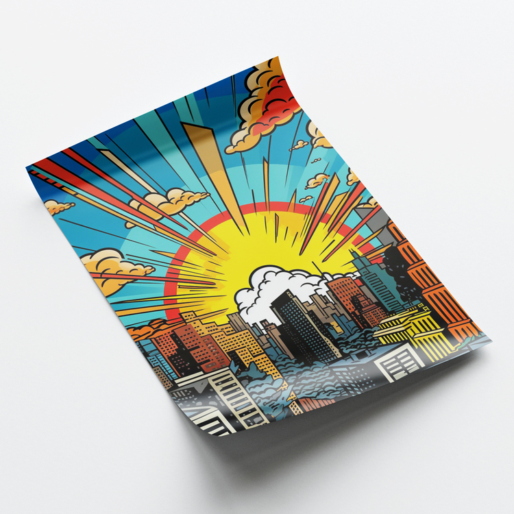 Pop Art Şehir Posteri